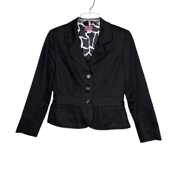 Robin Naylor Jackets & Blazers - Robin Naylor Cotton/Silk Pleated Blazer